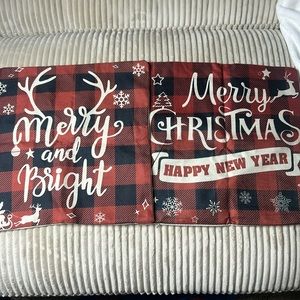 Christmas accent pillow cover